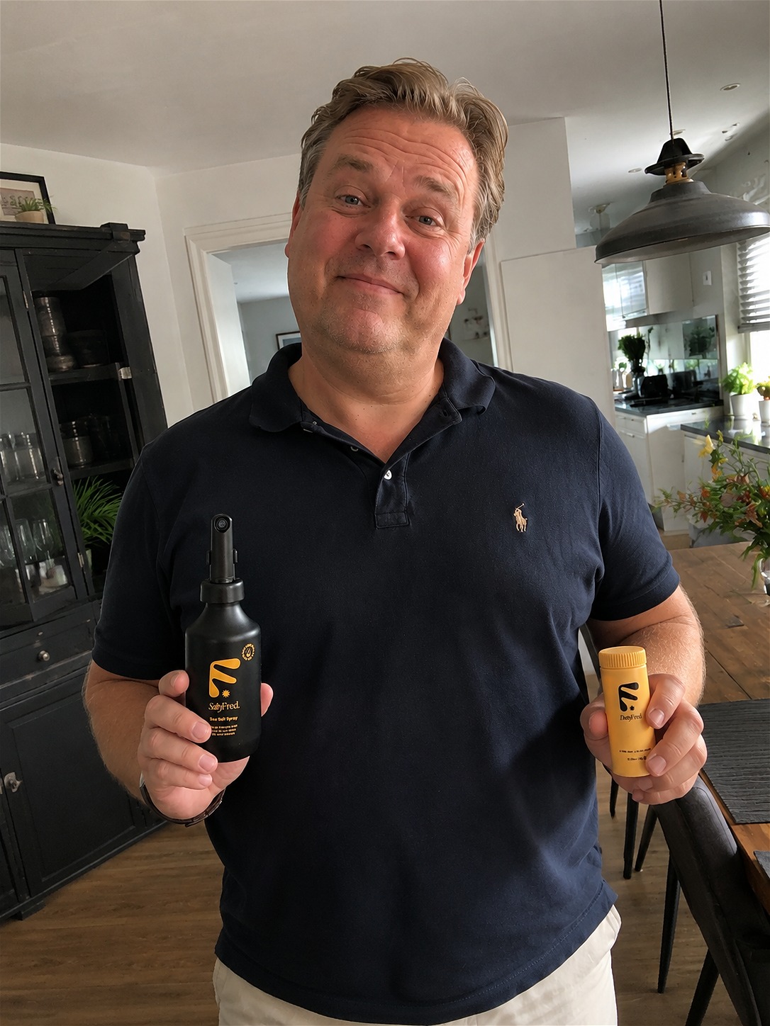 klant volume poeder en sea salt spray fred