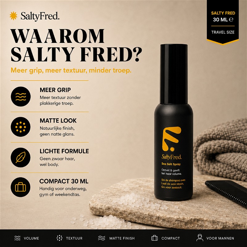Salty FRED – Sea salt spray 30 ML