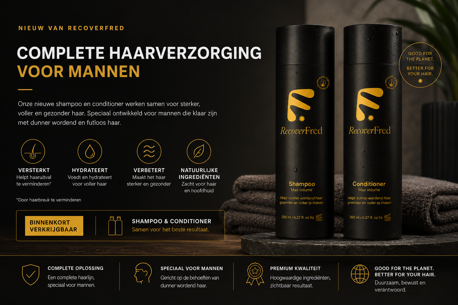 Binnenkort live: de eerste complete haarlijn van FRED
