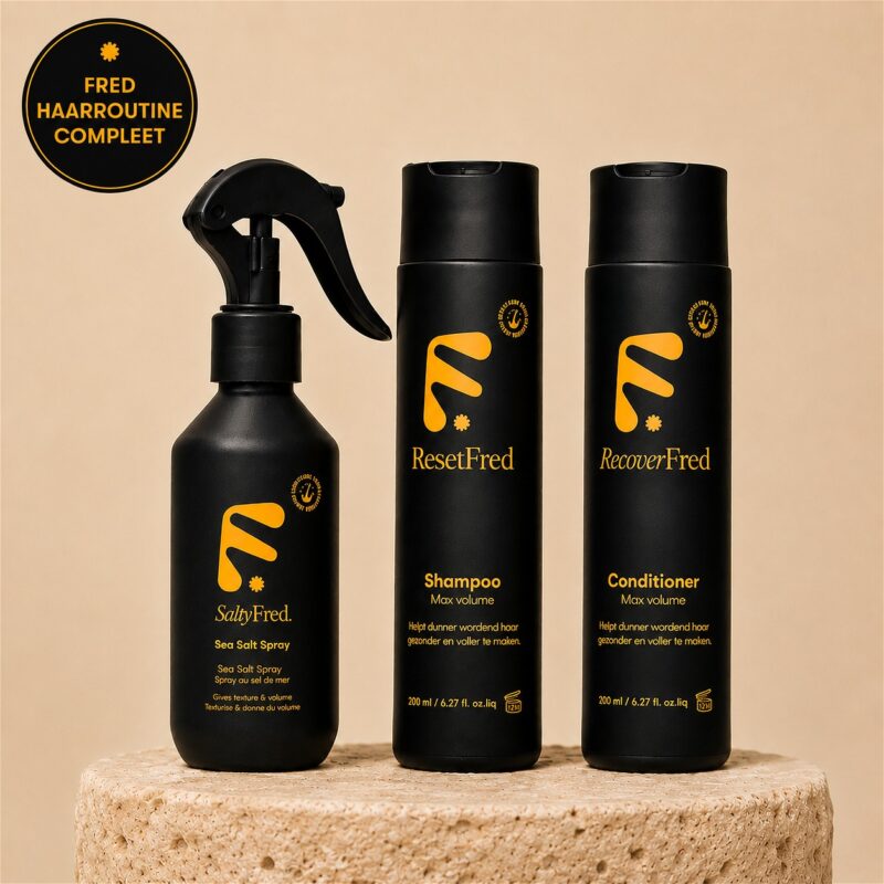 volume haren mannen met fred