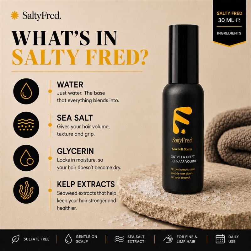 Salty FRED – Sea salt spray 30 ml